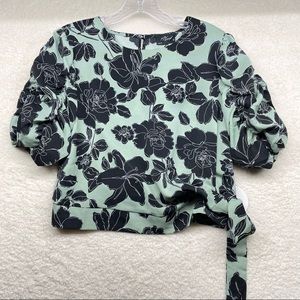 Milk & Honey Abstract Floral Top Size Medium Juniors